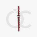 Bracelet with Ruby on a White Gold