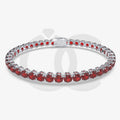 Bracelet with Ruby on a White Gold