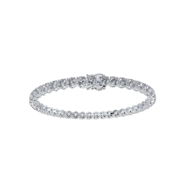 Bracelet with Lab Grown Diamond on a White Gold