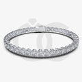 Bracelet with Natural Diamond on a White Gold