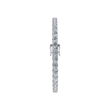 Bracelet with Natural Diamond on a White Gold