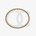Bracelet with Moissanite on a Gold Vermeil