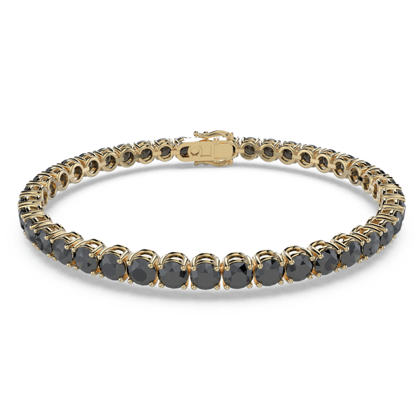 Bracelet with Moissanite on a Gold Vermeil