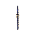 Bracelet with Blue Sapphire on a Yellow Gold