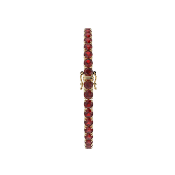 Bracelet with Ruby on a Yellow Gold