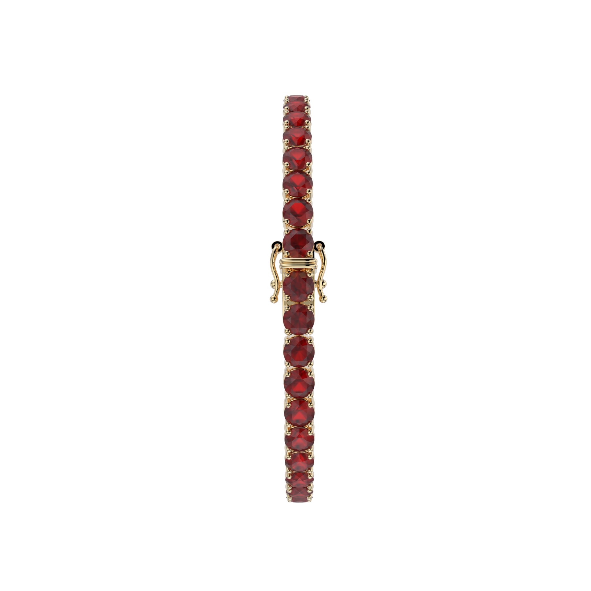 Bracelet with Moissanite on a Gold Vermeil