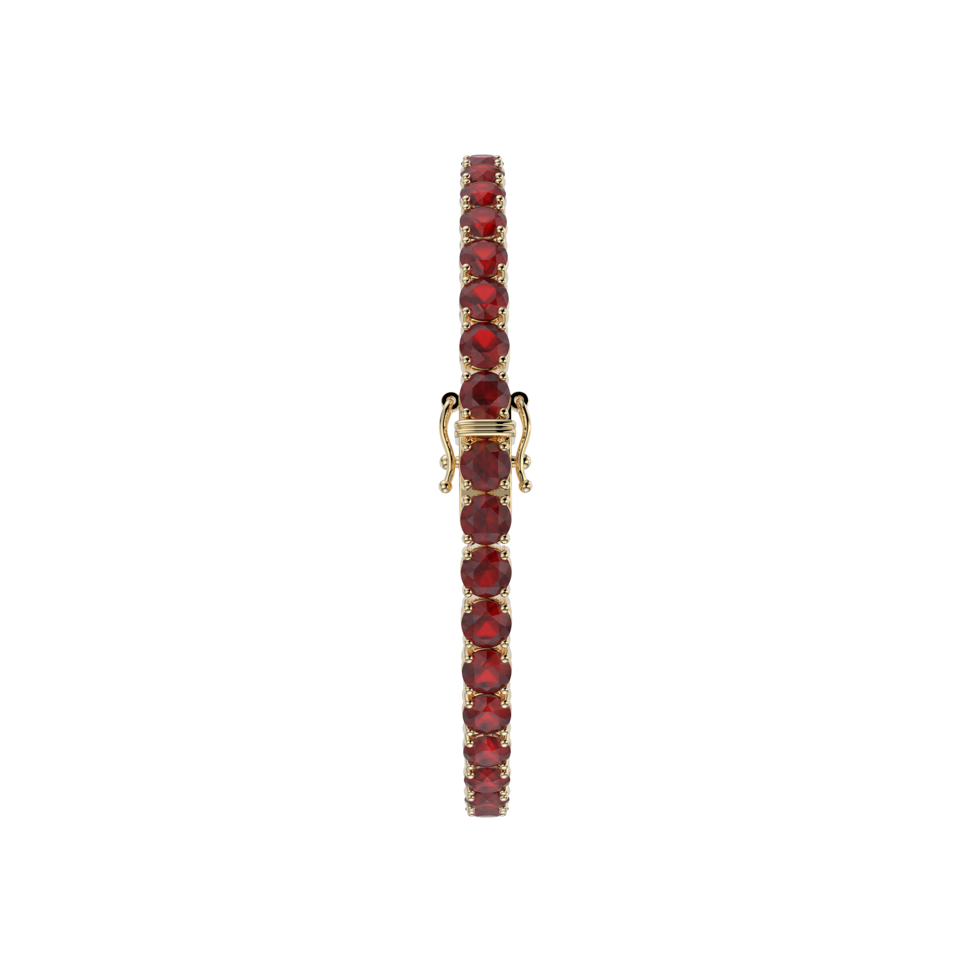 Bracelet with Moissanite on a Gold Vermeil