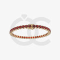 Bracelet with Ruby on a Yellow Gold