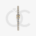 Bracelet with Moissanite on a Gold Vermeil