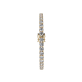 Bracelet with Lab Grown Diamond on a Yellow Gold
