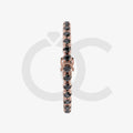 Bracelet with Moissanite on a Rose Gold Vermeil