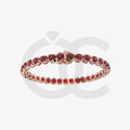 Bracelet with Ruby on a Rose Gold