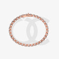 Bracelet with Natural Diamond on a Rose Gold