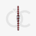Bracelet with Ruby on a White Gold