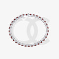 Bracelet with Ruby on a White Gold