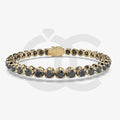 Bracelet with Moissanite on a Gold Vermeil