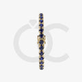Bracelet with Blue Sapphire on a Yellow Gold