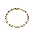 Bracelet with Blue Sapphire on a Yellow Gold