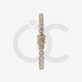Bracelet with Moissanite on a Gold Vermeil