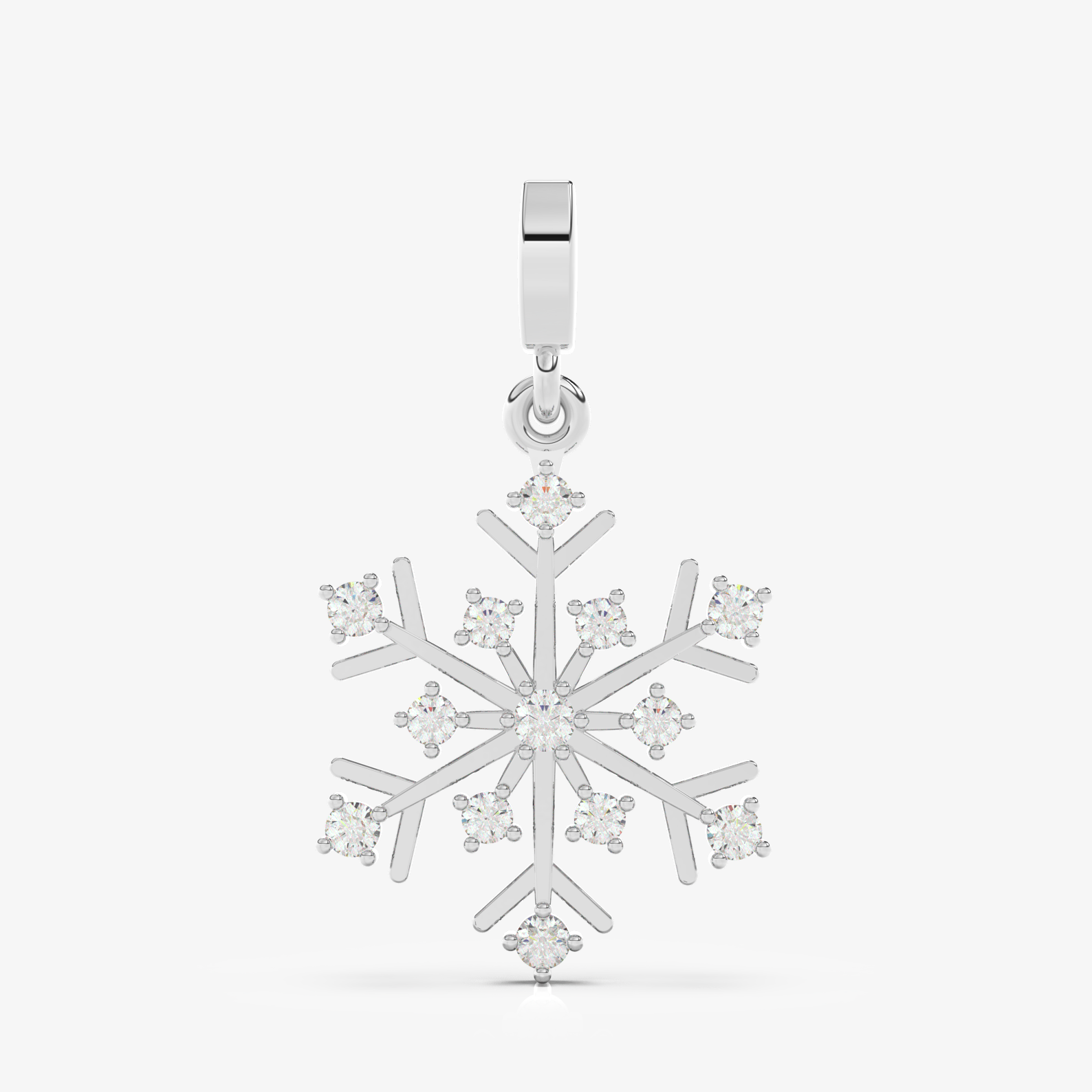 Snowflake 18K Gold with Diamonds