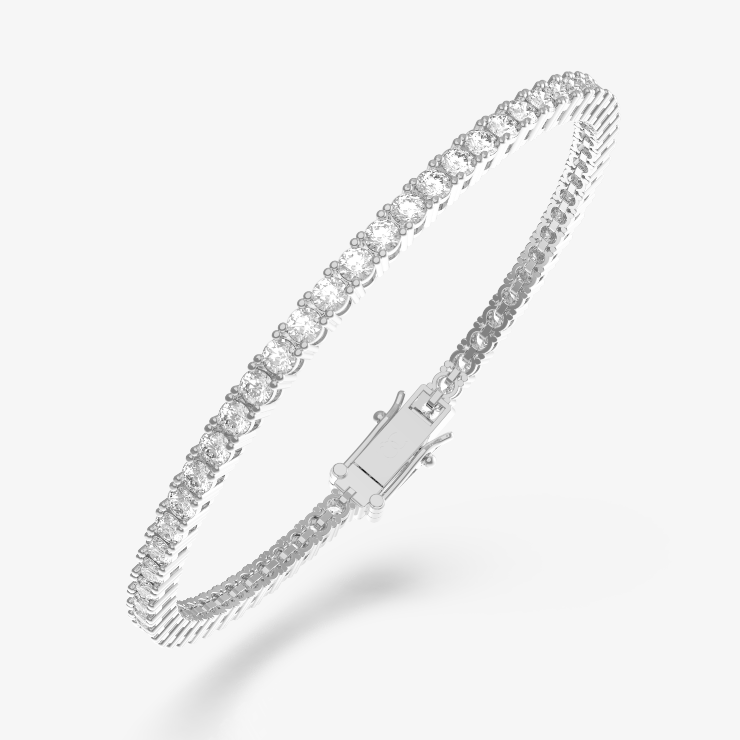 Diamond Four Prong Tennis Bracelet 18K Gold - 2 CTW